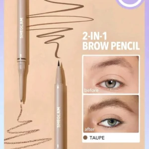 SHEGLAM BROWS ON DEMAND 2 IN 1 BROWN PENCIL