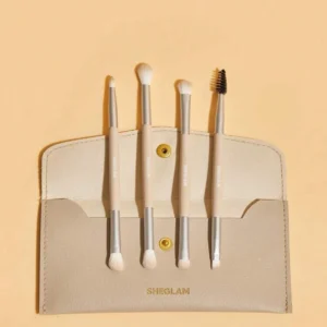 SHEGLAM AM 101 EYE WSSENTIALS BRUSH SET WITH BAG